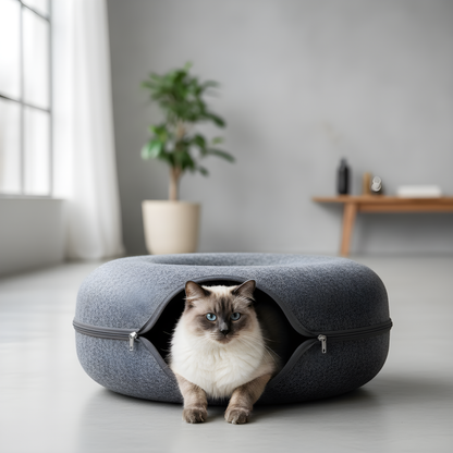 Purrlo™ Cat Bed & Tunnel