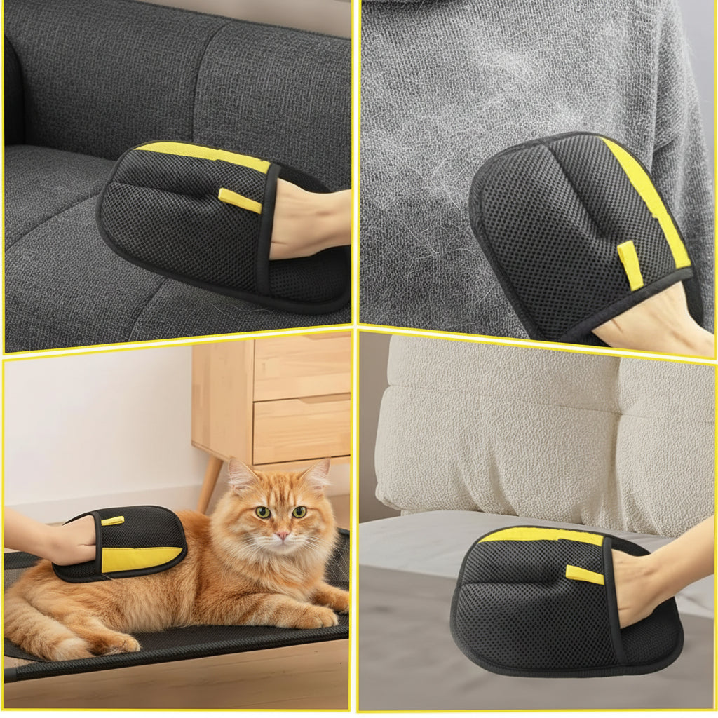 Purrlo™ Electrostatic FurMagnet Glove – Premium Pet Hair & Dust Cleaner