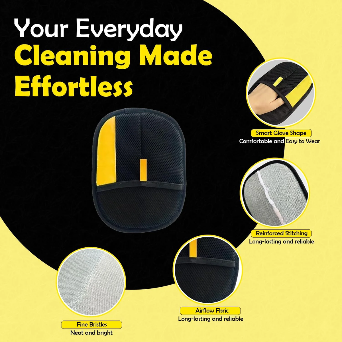 Purrlo™ Electrostatic FurMagnet Glove – Premium Pet Hair & Dust Cleaner